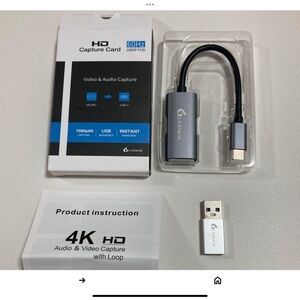 Guermok USB Video & Audio Capture Card